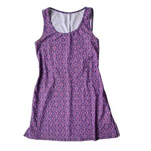 Nuumuu Athletic Dress Size Medium Tank Sleeveless Pink Purple Bike Run Hike Play